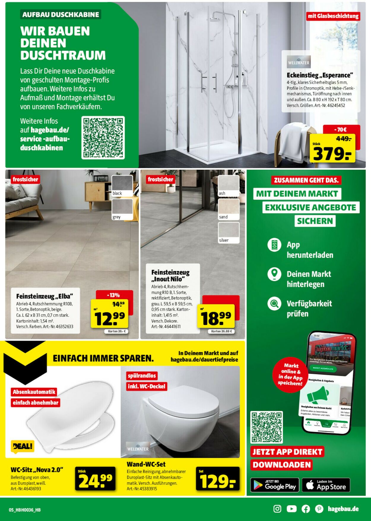 Prospekt Hagebaumarkt 30.08.2025 - 06.09.2025