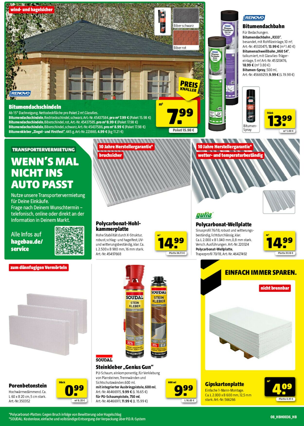 Prospekt Hagebaumarkt 30.08.2025 - 06.09.2025