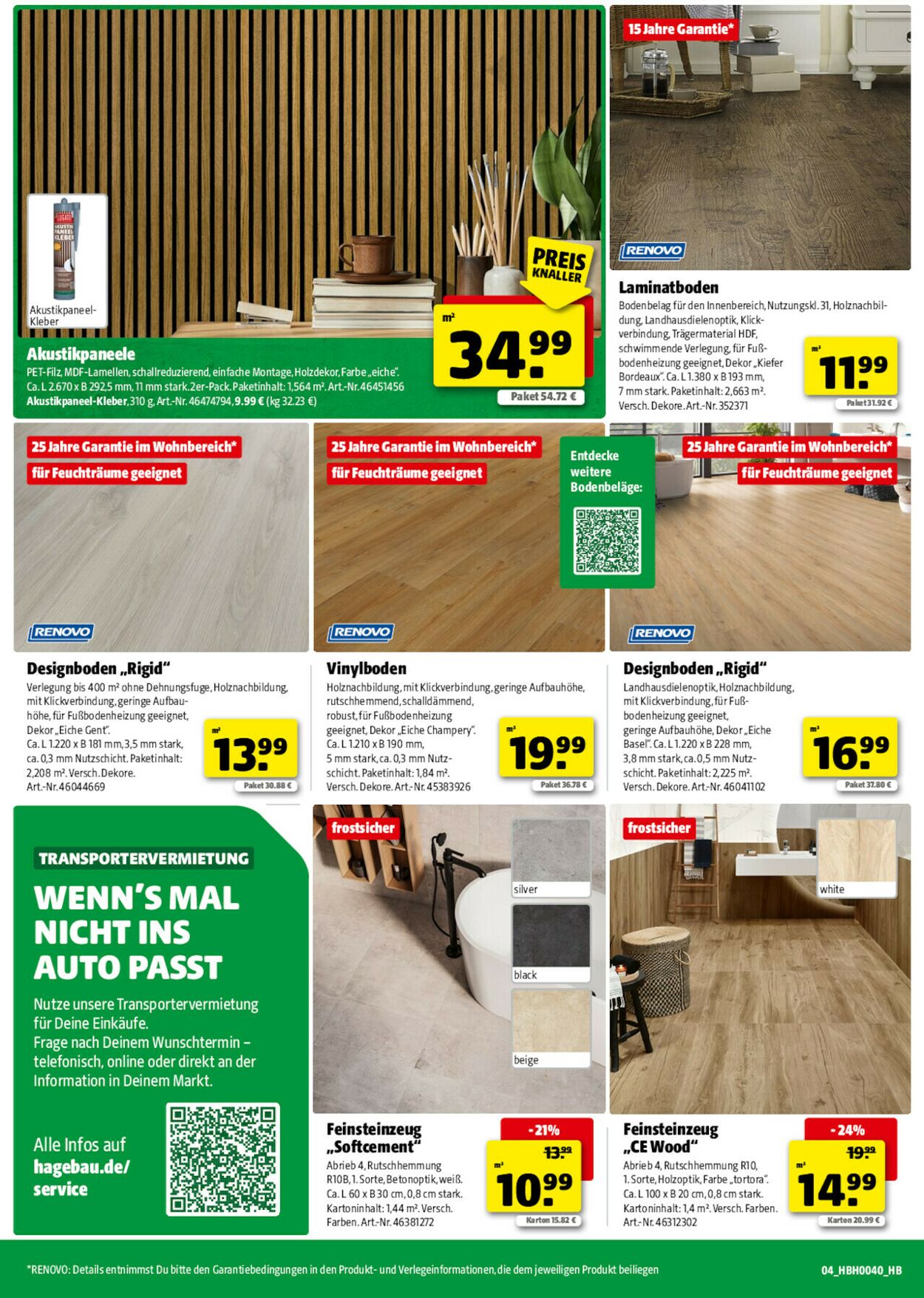 Prospekt Hagebaumarkt 27.09.2025 - 04.10.2025