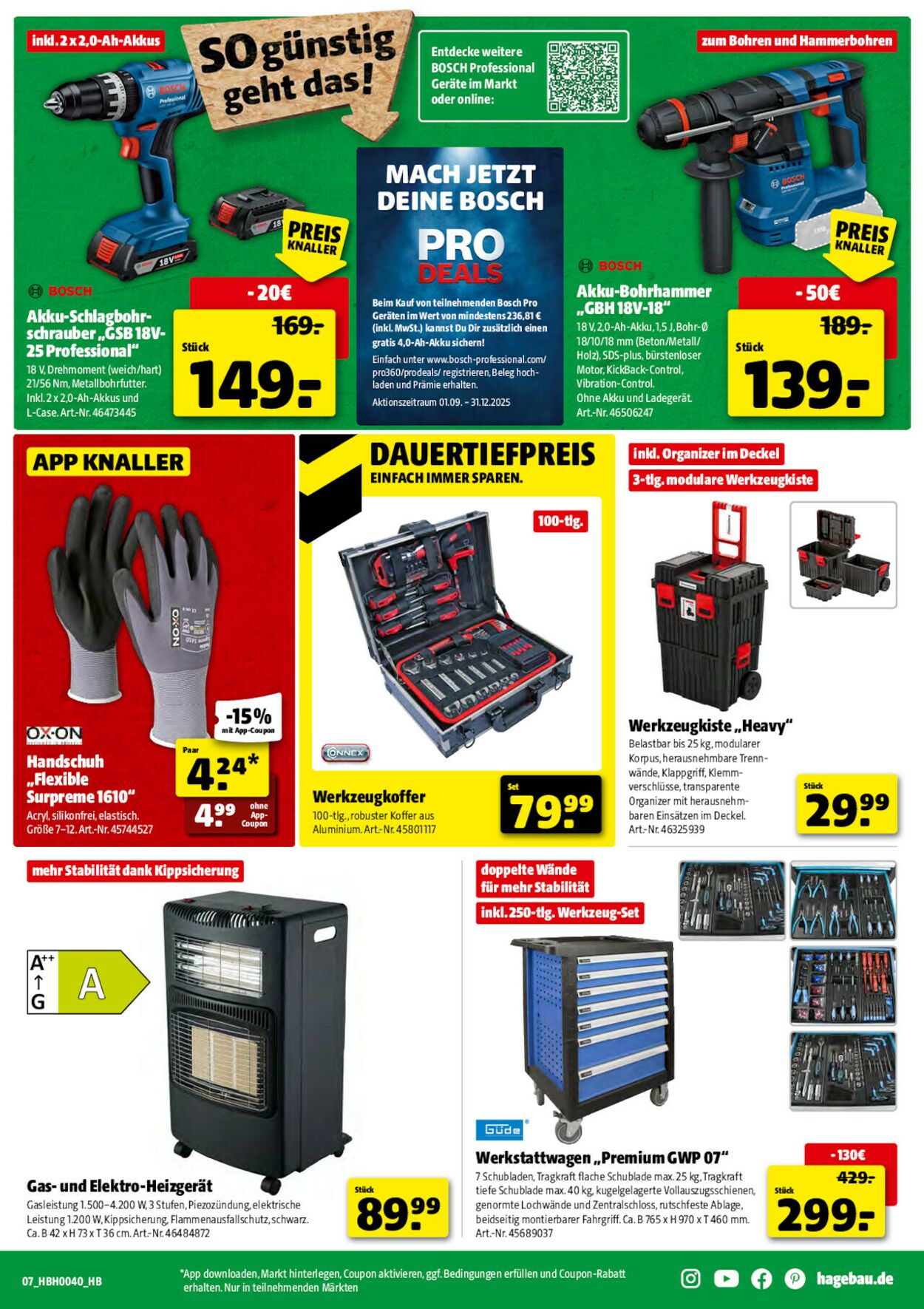 Prospekt Hagebaumarkt 27.09.2025 - 04.10.2025