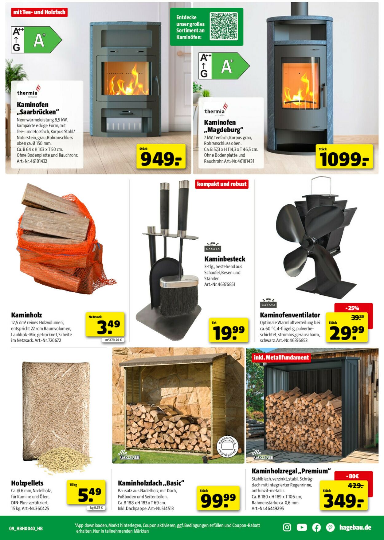 Prospekt Hagebaumarkt 27.09.2025 - 04.10.2025