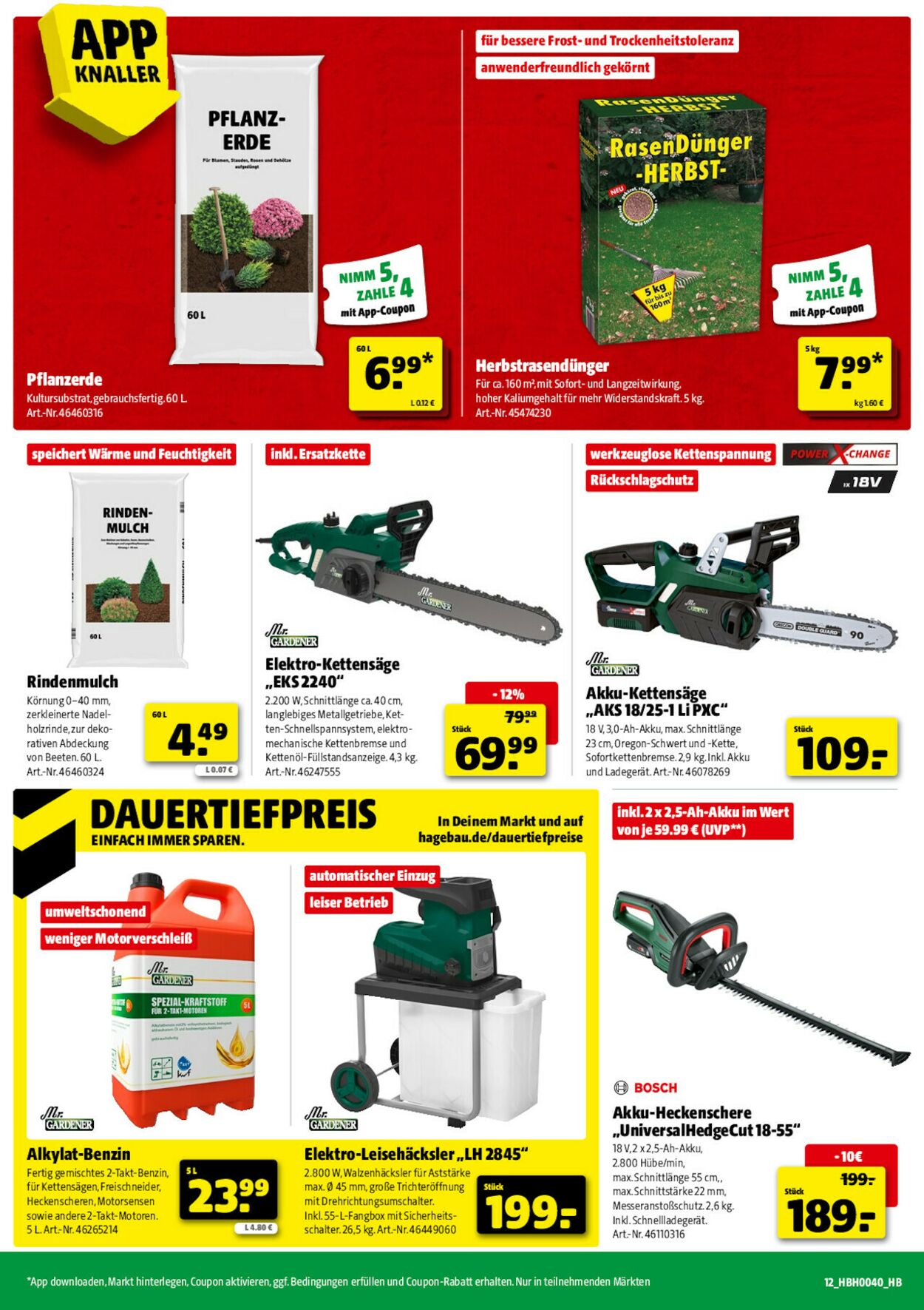 Prospekt Hagebaumarkt 27.09.2025 - 04.10.2025