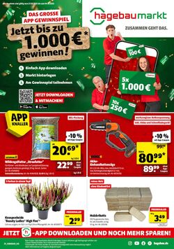 Prospekt Hagebaumarkt 27.09.2025 - 04.10.2025
