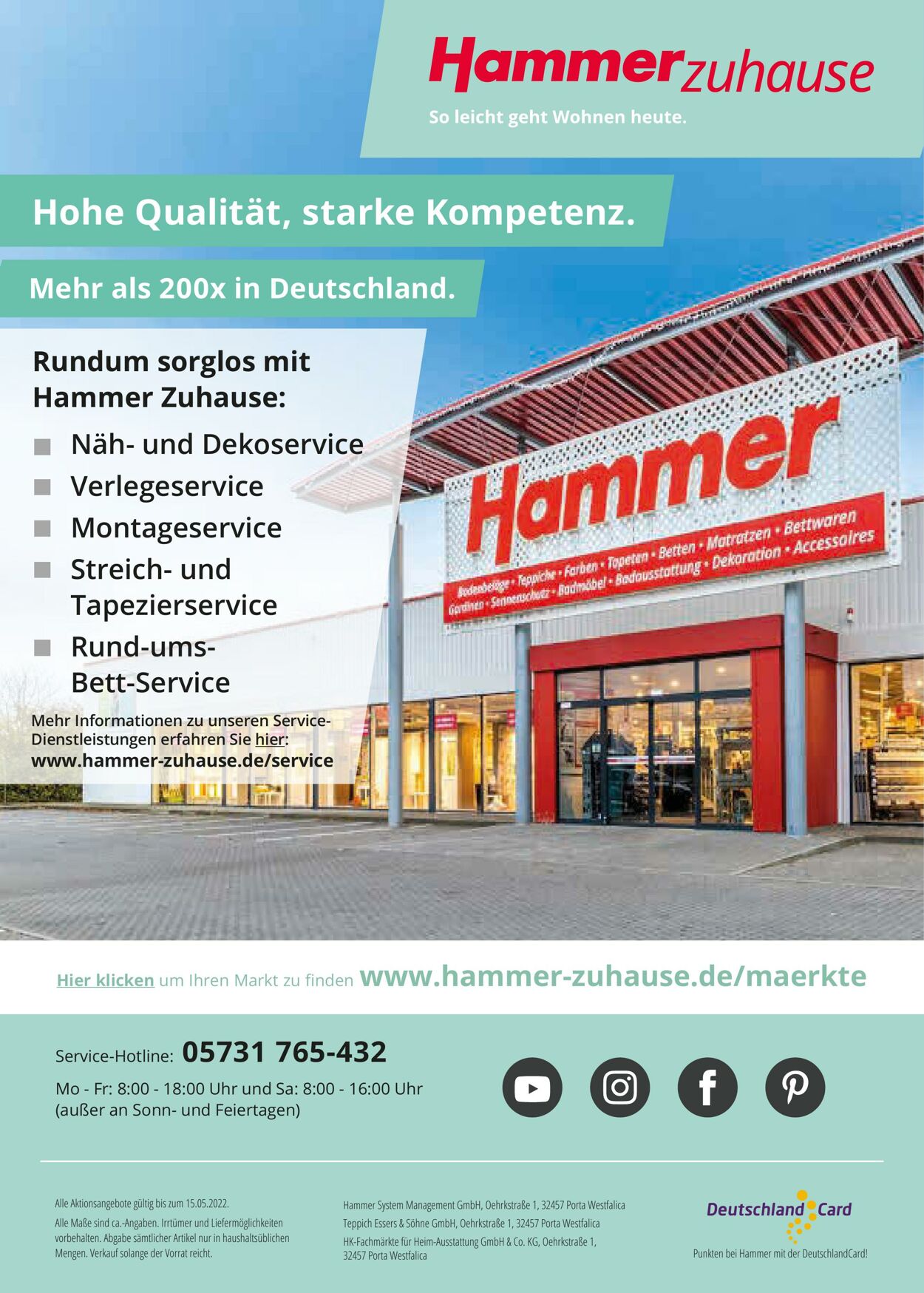 Prospekt Hammer 09.05.2022 - 15.05.2022