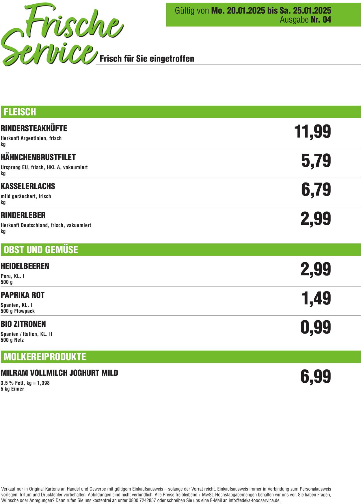 Prospekt Handelshof 23.01.2025 - 06.02.2025