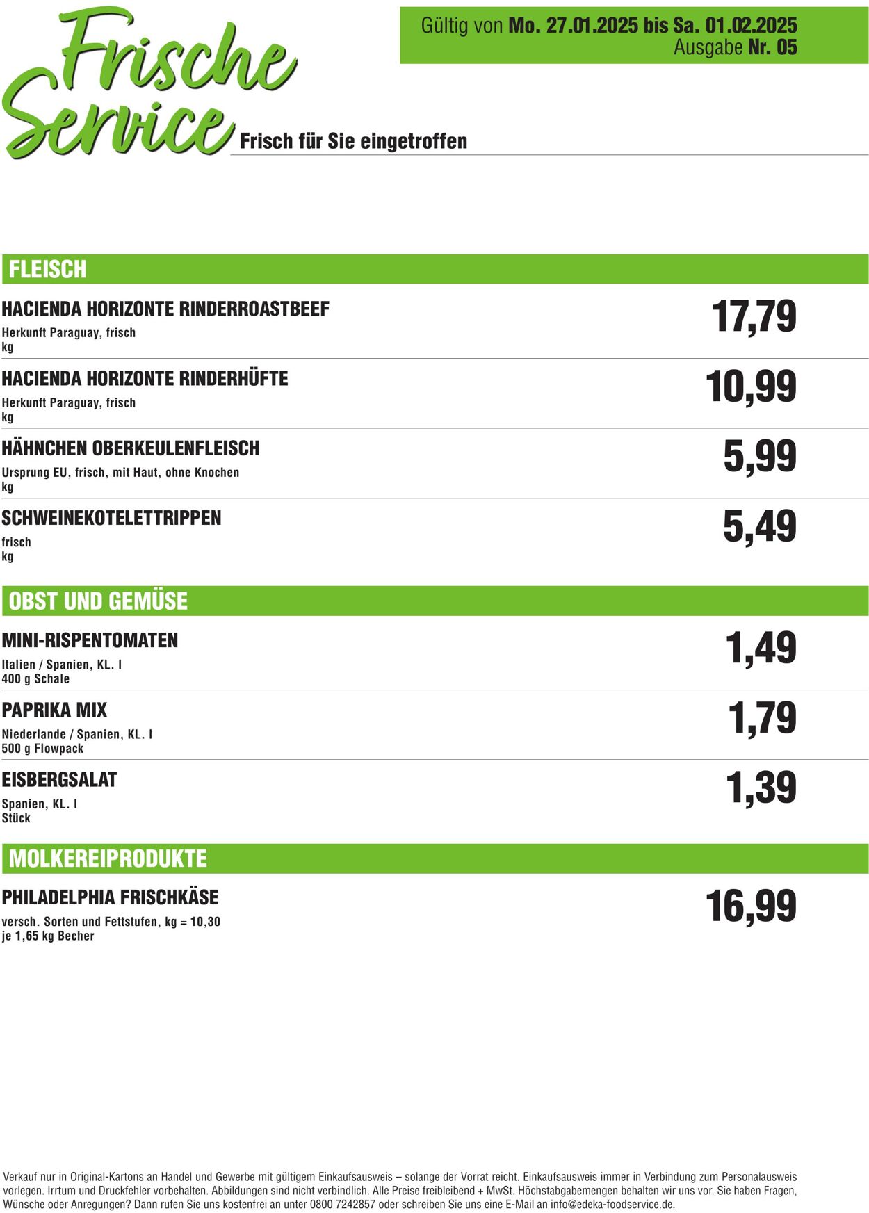 Prospekt Handelshof 24.01.2025 - 07.02.2025