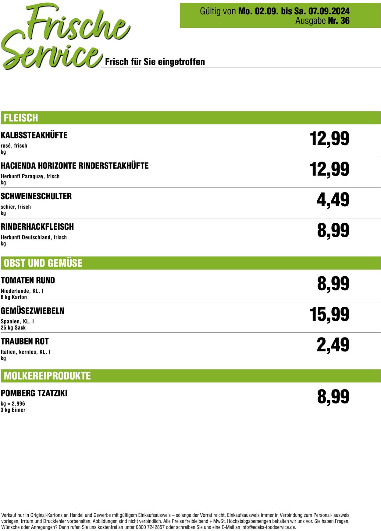 Prospekt Handelshof 02.09.2024 - 07.09.2024