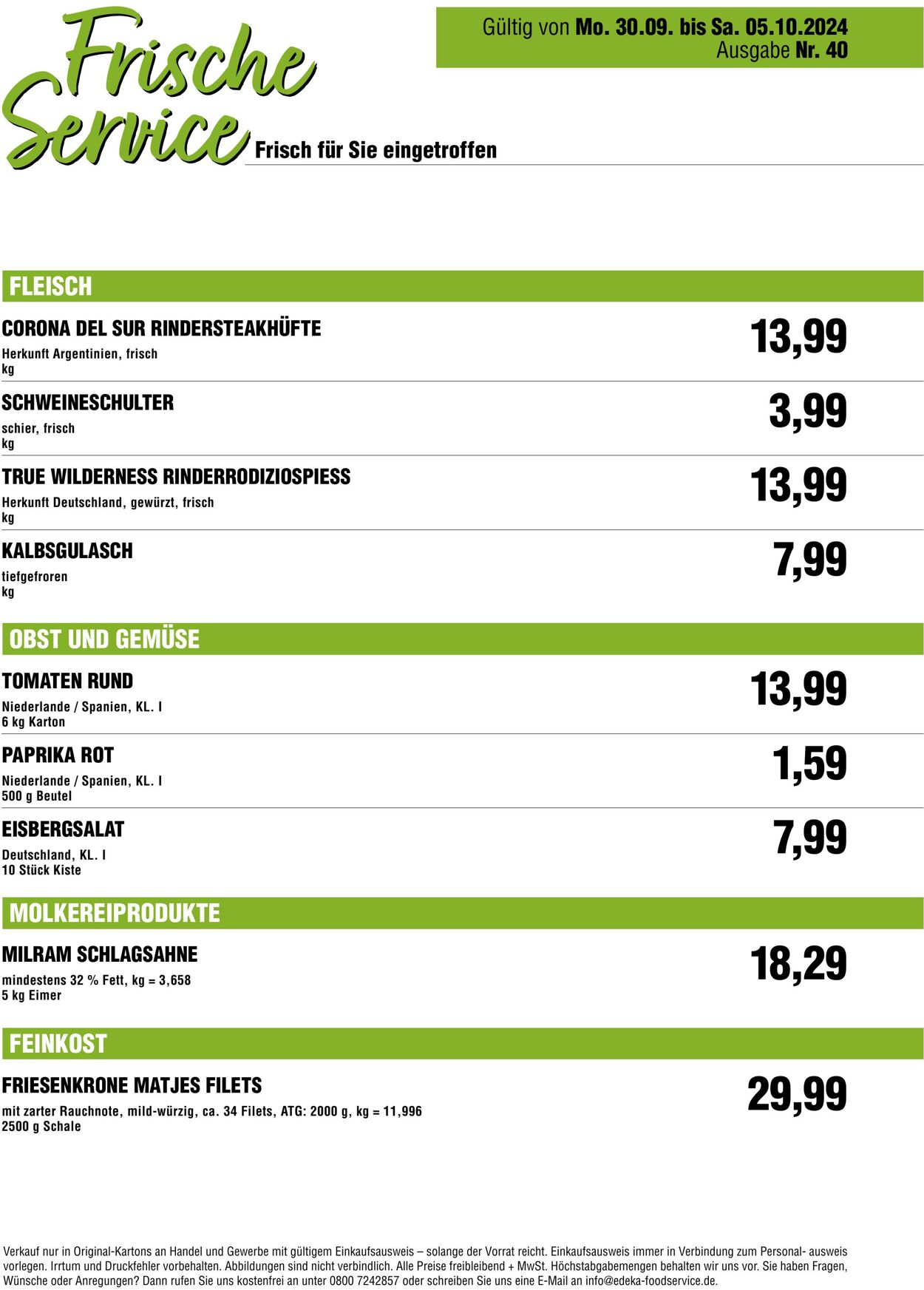 Prospekt Handelshof 30.09.2024 - 05.10.2024