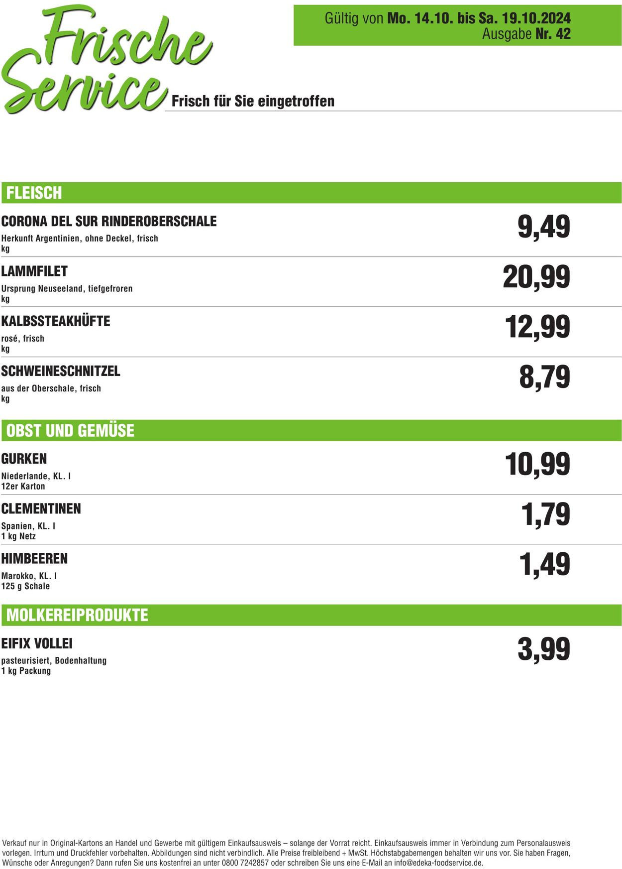 Prospekt Handelshof 14.10.2024 - 19.10.2024