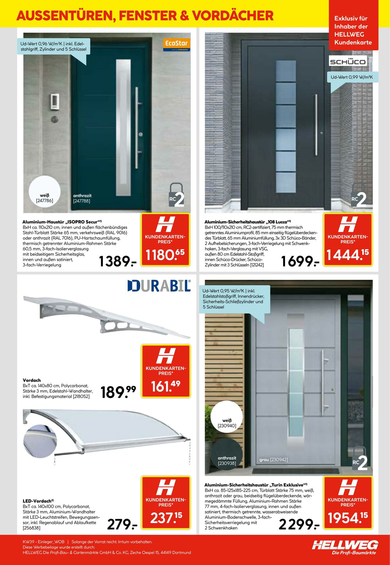 Prospekt Hellweg 22.09.2025 - 06.10.2025