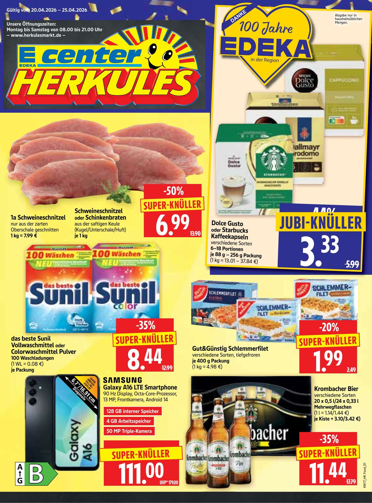 Prospekt Herkules 20.04.2026 - 25.04.2026