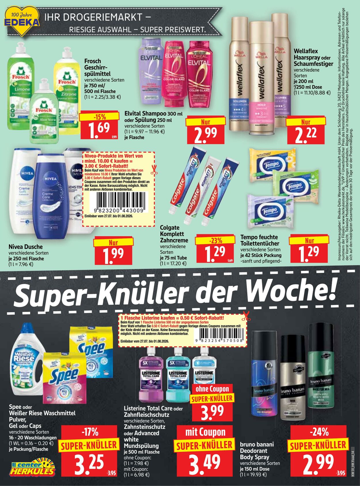 Prospekt Herkules 27.07.2026 - 01.08.2026