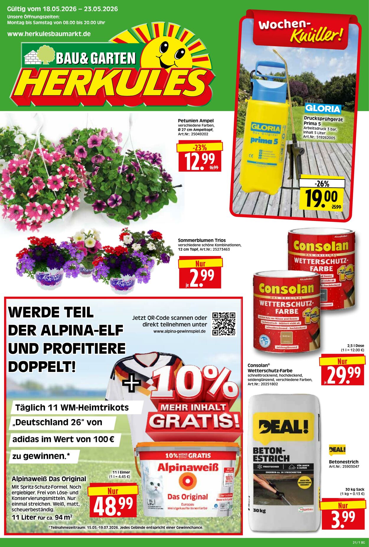 Prospekt Herkules 18.05.2026 - 23.05.2026