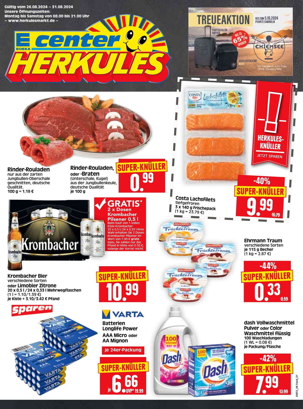 Prospekt Herkules 26.08.2024 - 31.08.2024