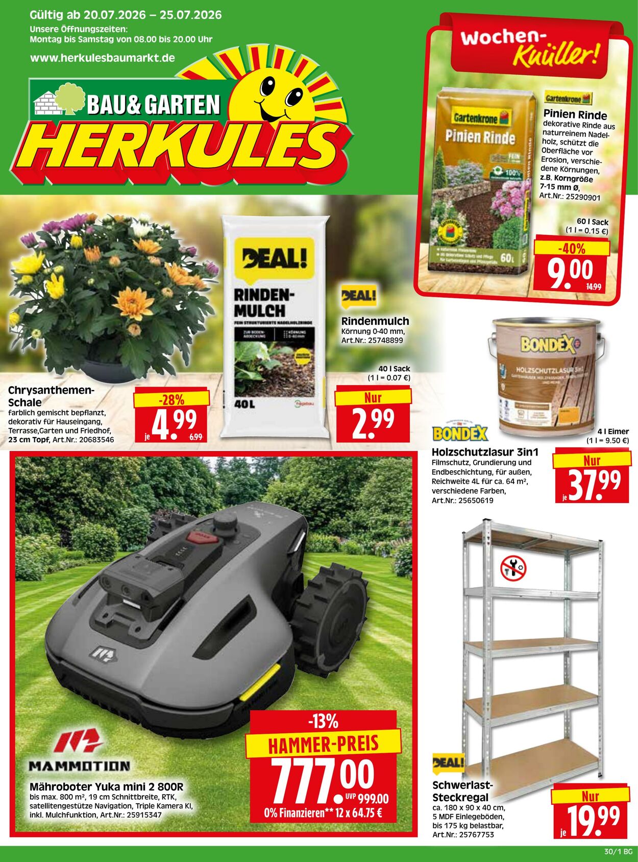 Prospekt Herkules 13.07.2026 - 18.07.2026