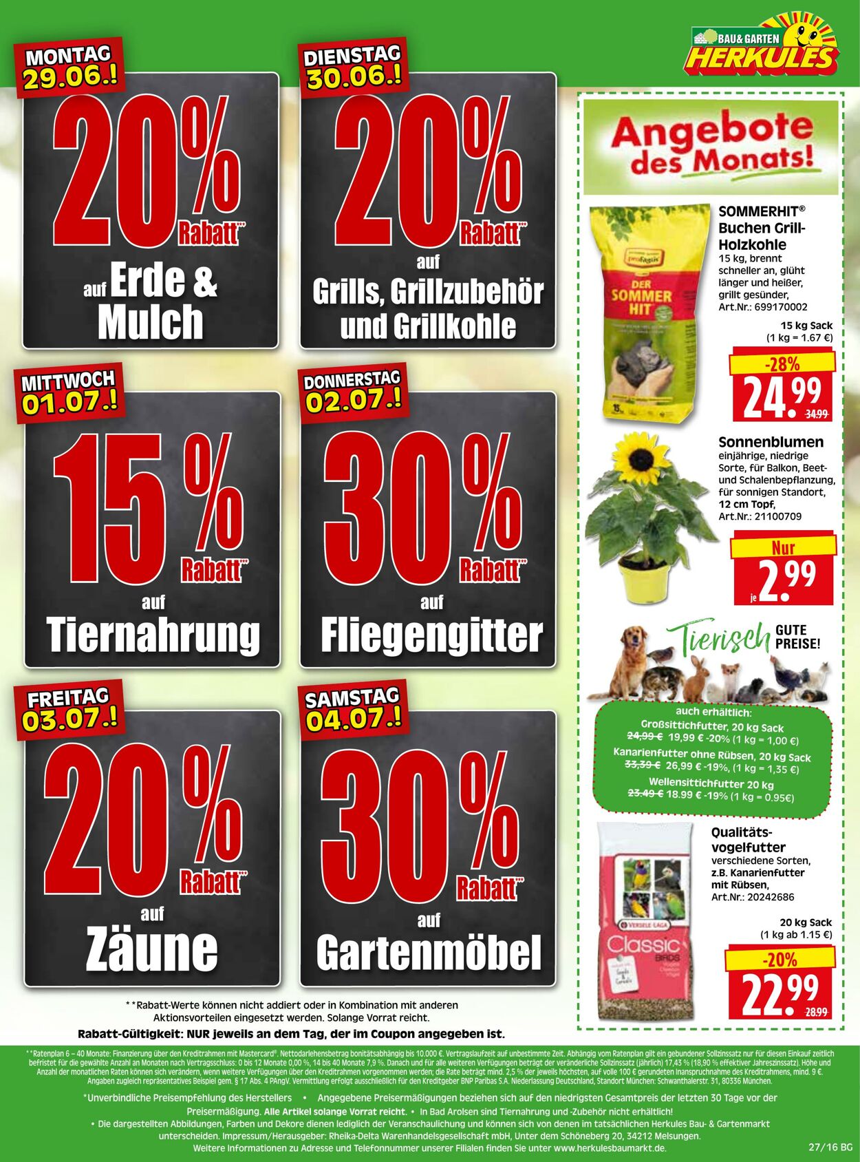 Prospekt Herkules 22.06.2026 - 27.06.2026