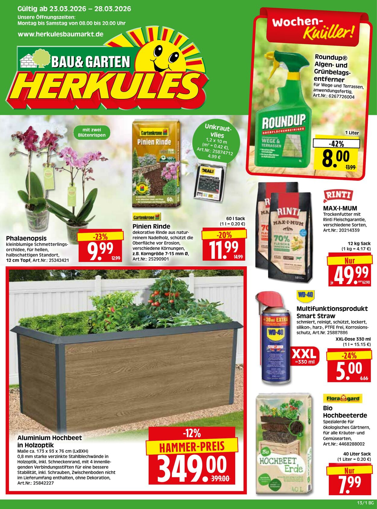Prospekt Herkules 23.03.2026 - 28.03.2026