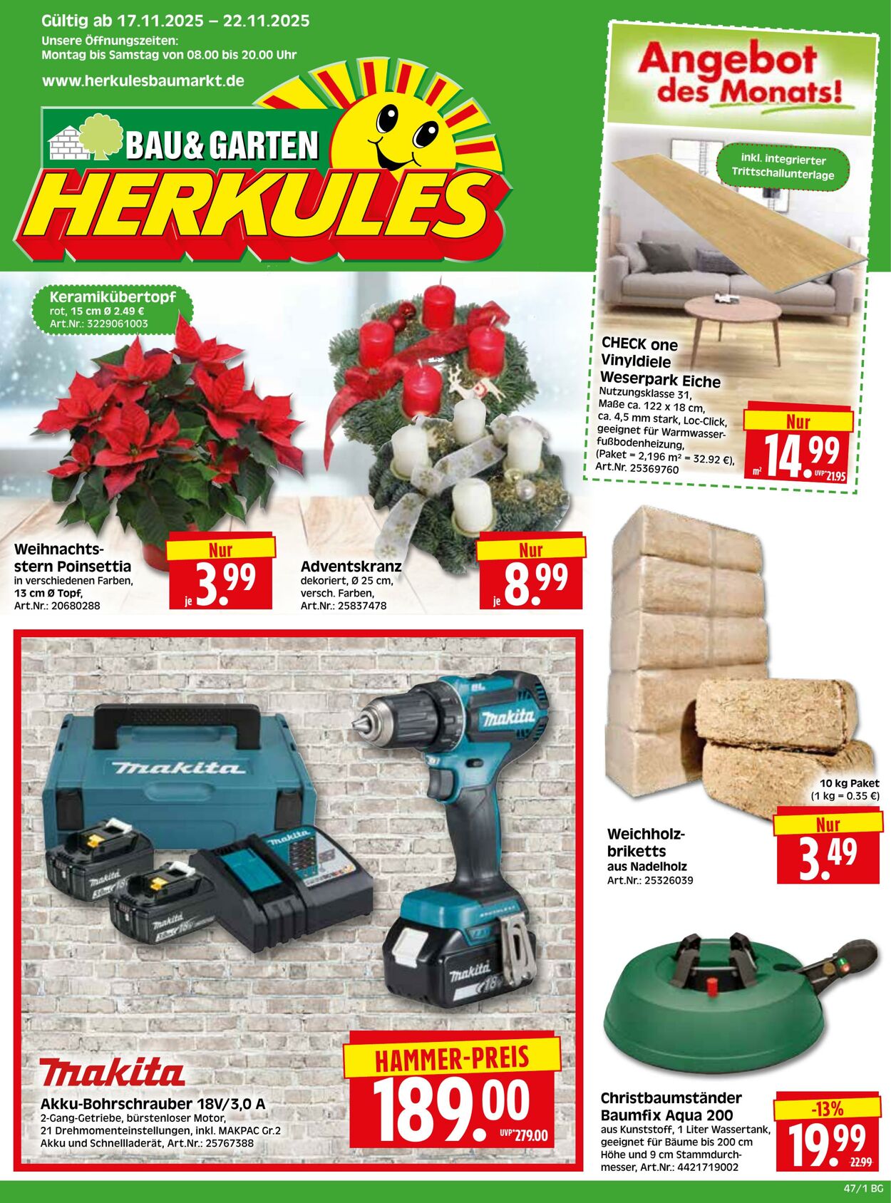Prospekt Herkules 24.11.2025 - 29.11.2025