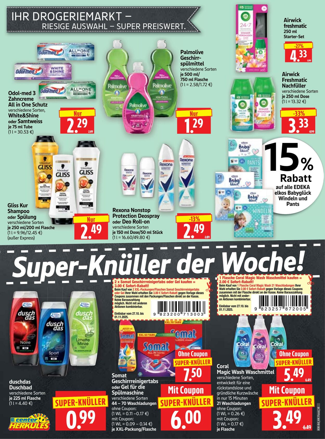 Prospekt Herkules 20.10.2025 - 25.10.2025
