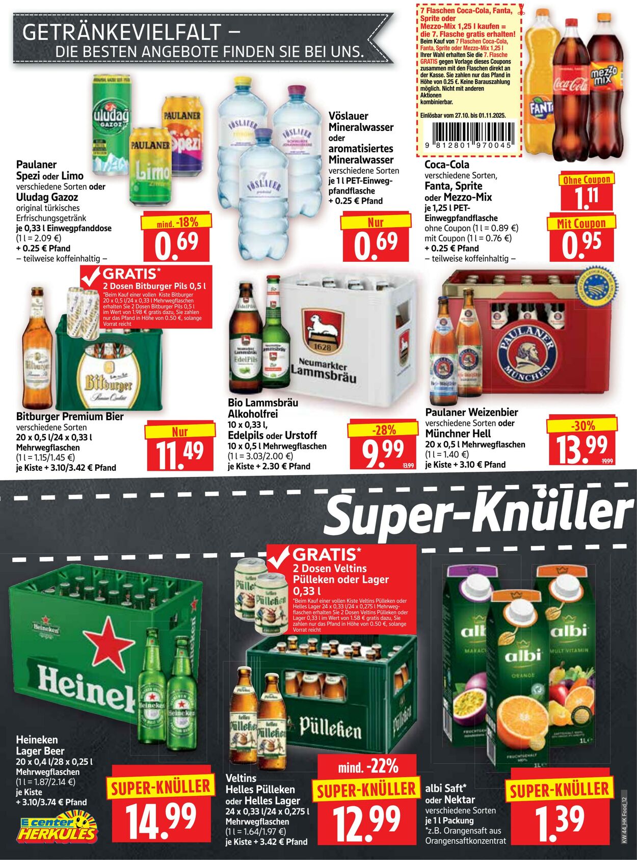 Prospekt Herkules 20.10.2025 - 25.10.2025