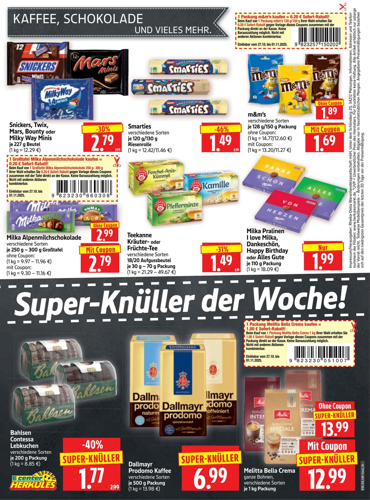Prospekt Herkules 20.10.2025 - 25.10.2025