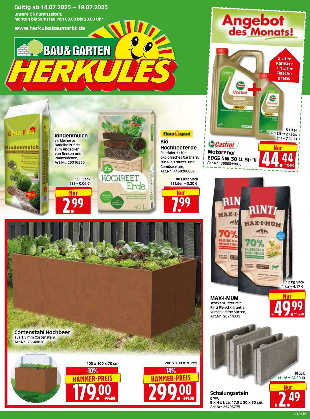 Prospekt Herkules 14.07.2025 - 19.07.2025