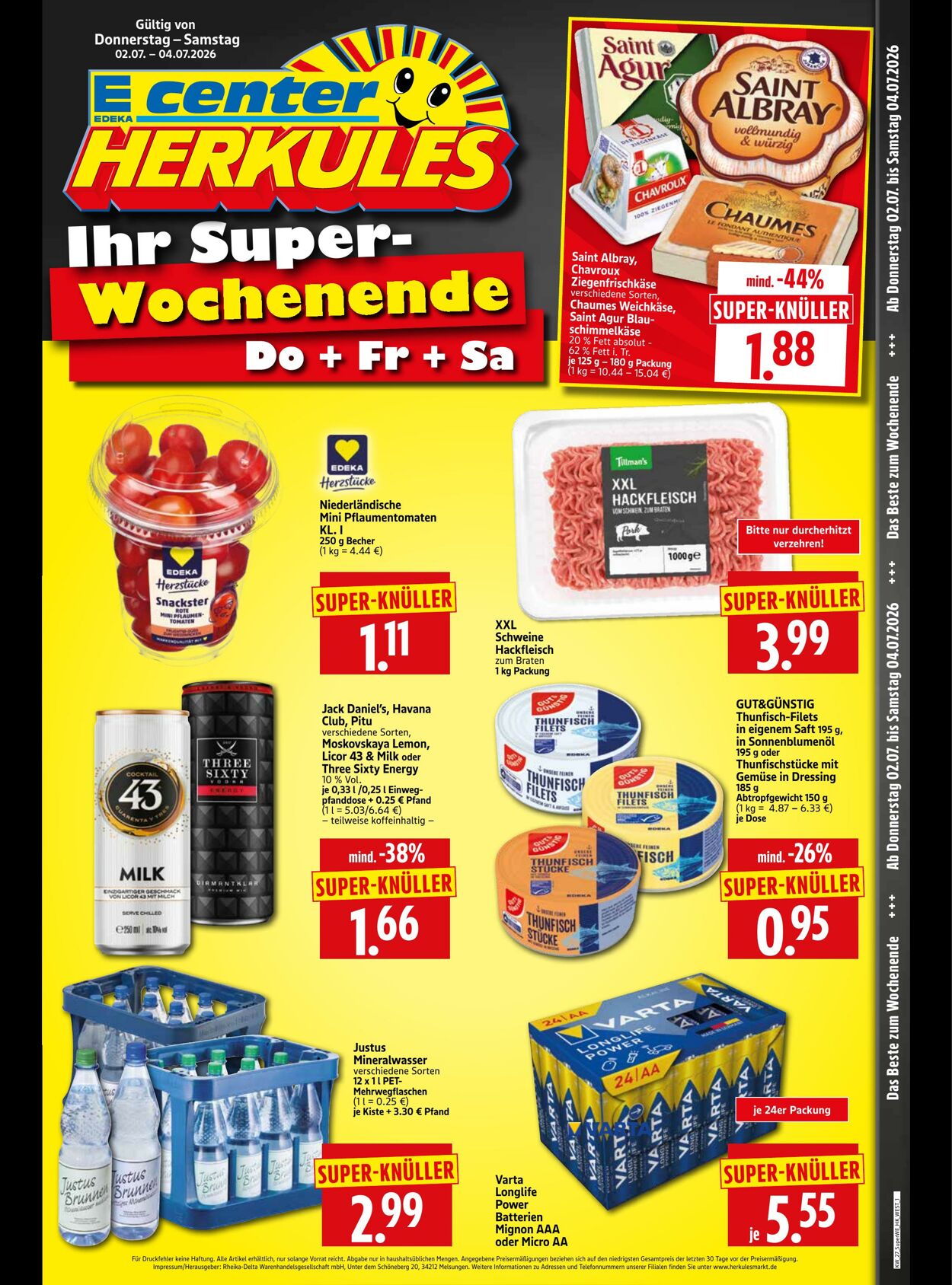 Prospekt Herkules 22.06.2026 - 27.06.2026