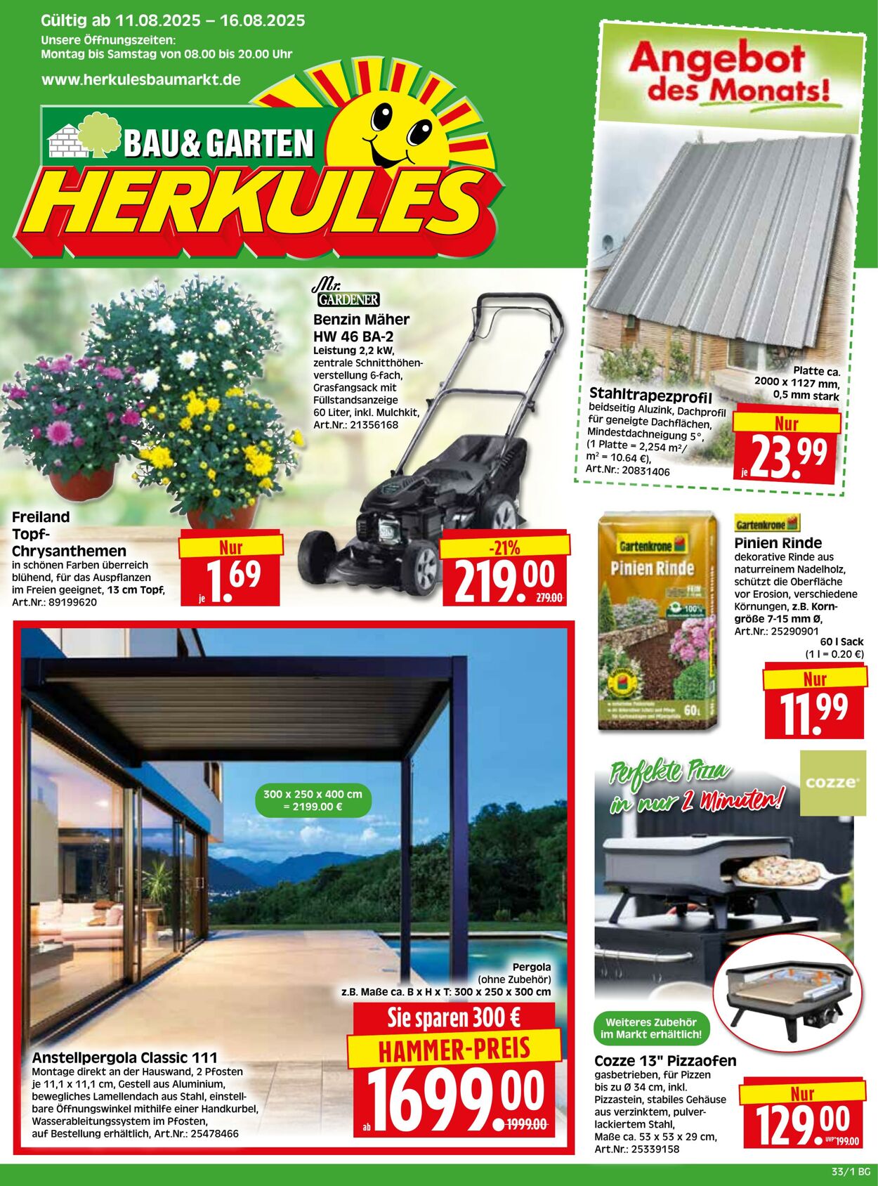 Prospekt Herkules 04.08.2025 - 09.08.2025