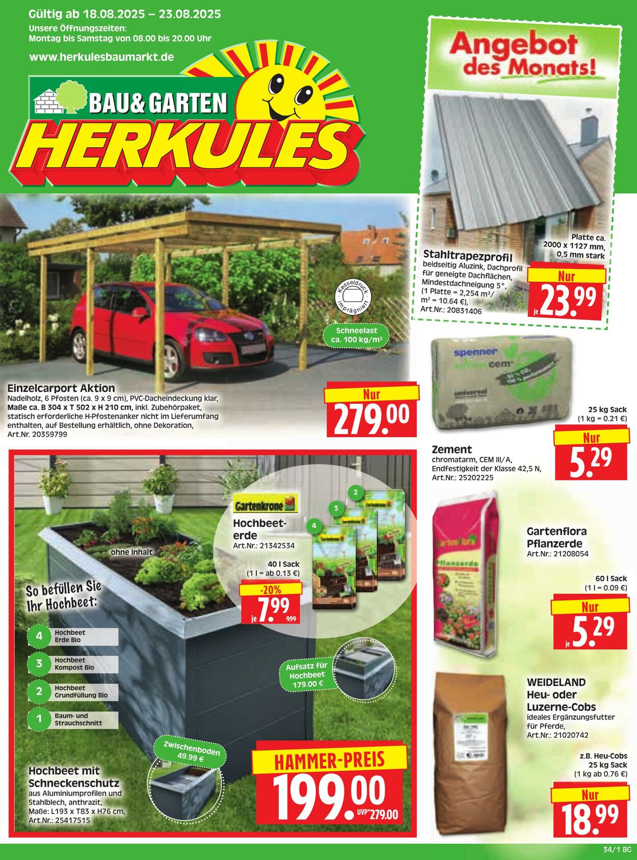 Prospekt Herkules 18.08.2025 - 23.08.2025