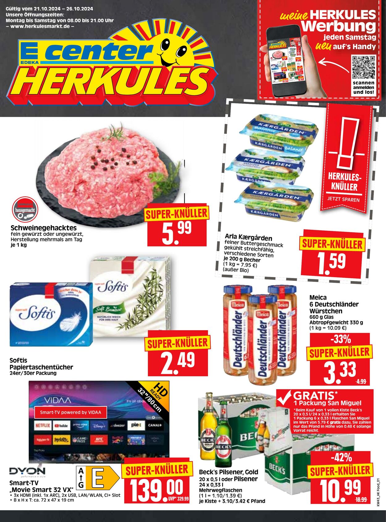 Prospekt Herkules 21.10.2024 - 26.10.2024