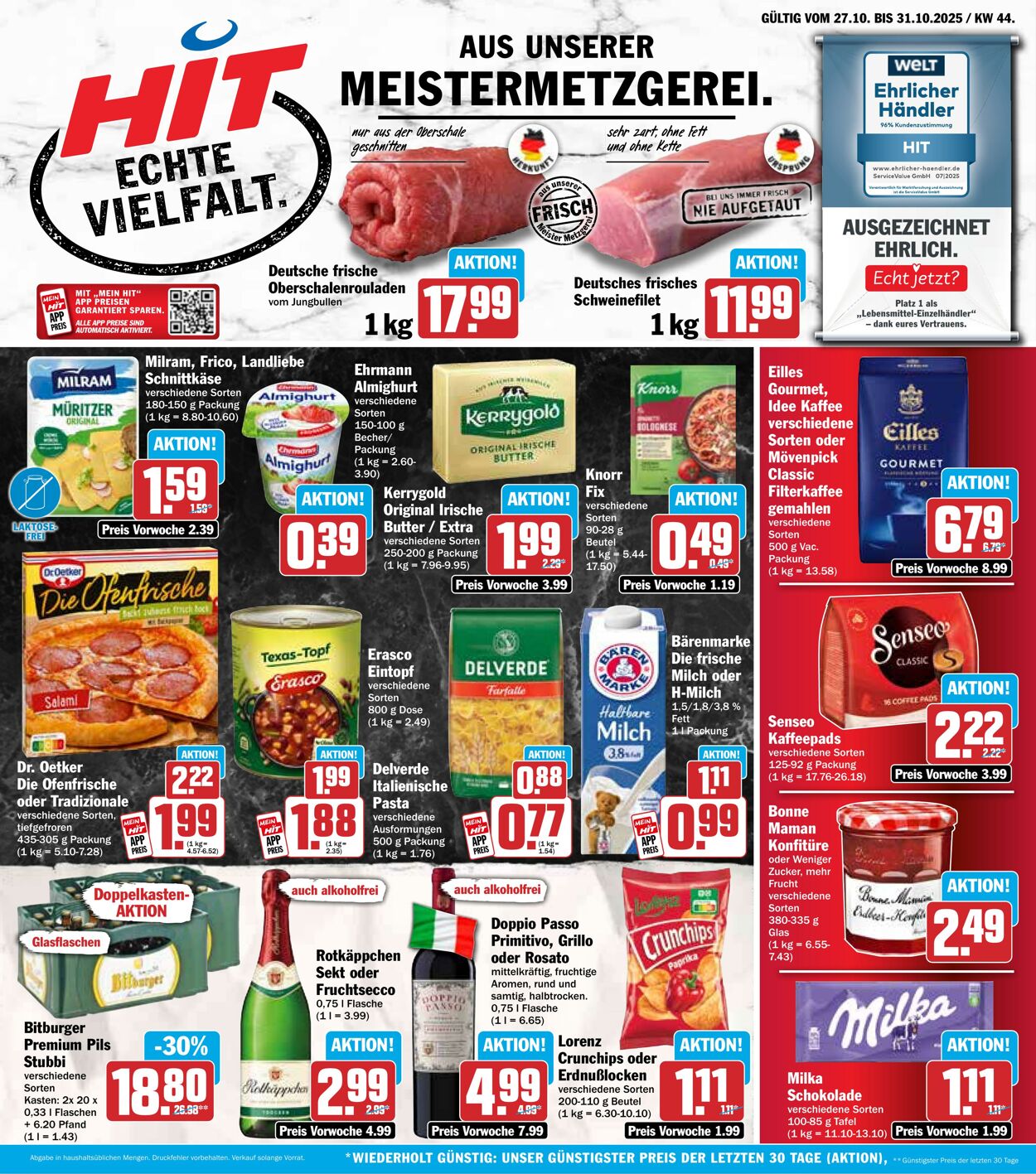Prospekt Hit 27.10.2025 - 01.11.2025