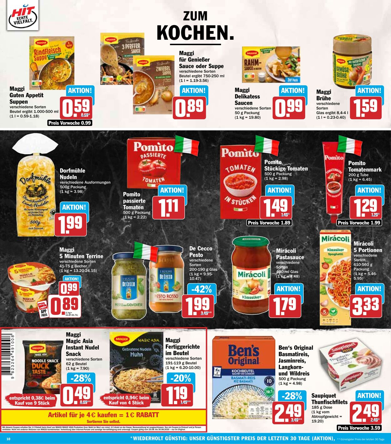Prospekt Hit 25.08.2025 - 30.08.2025