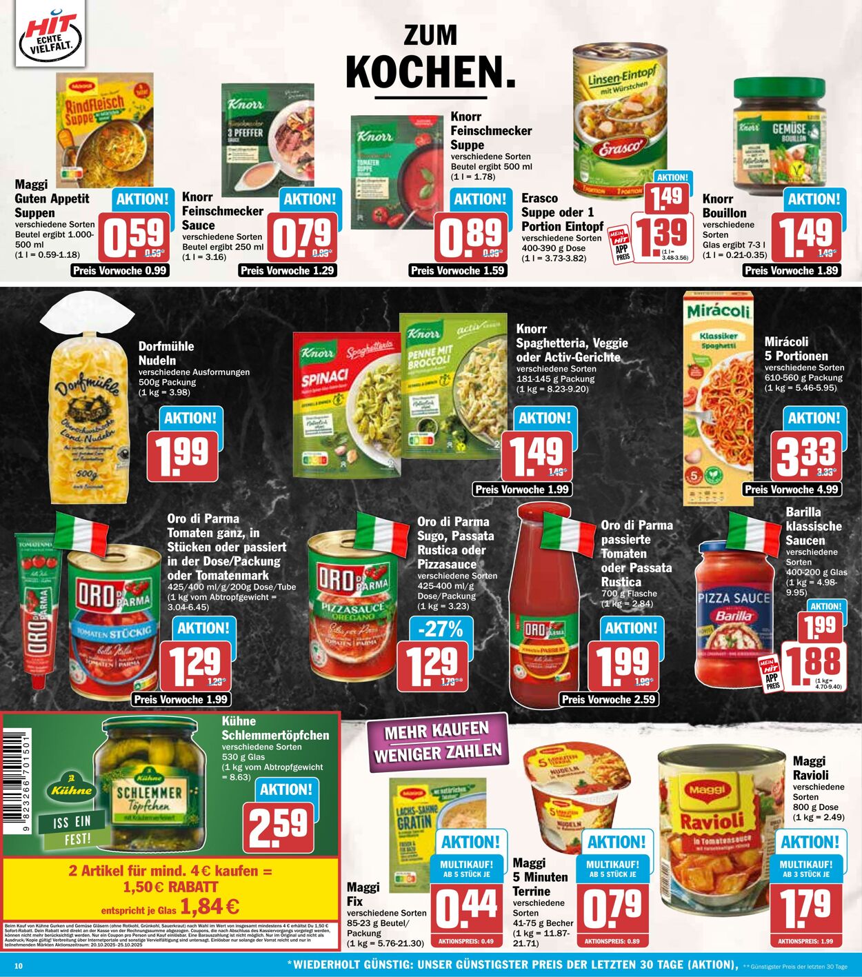 Prospekt Hit 20.10.2025 - 25.10.2025