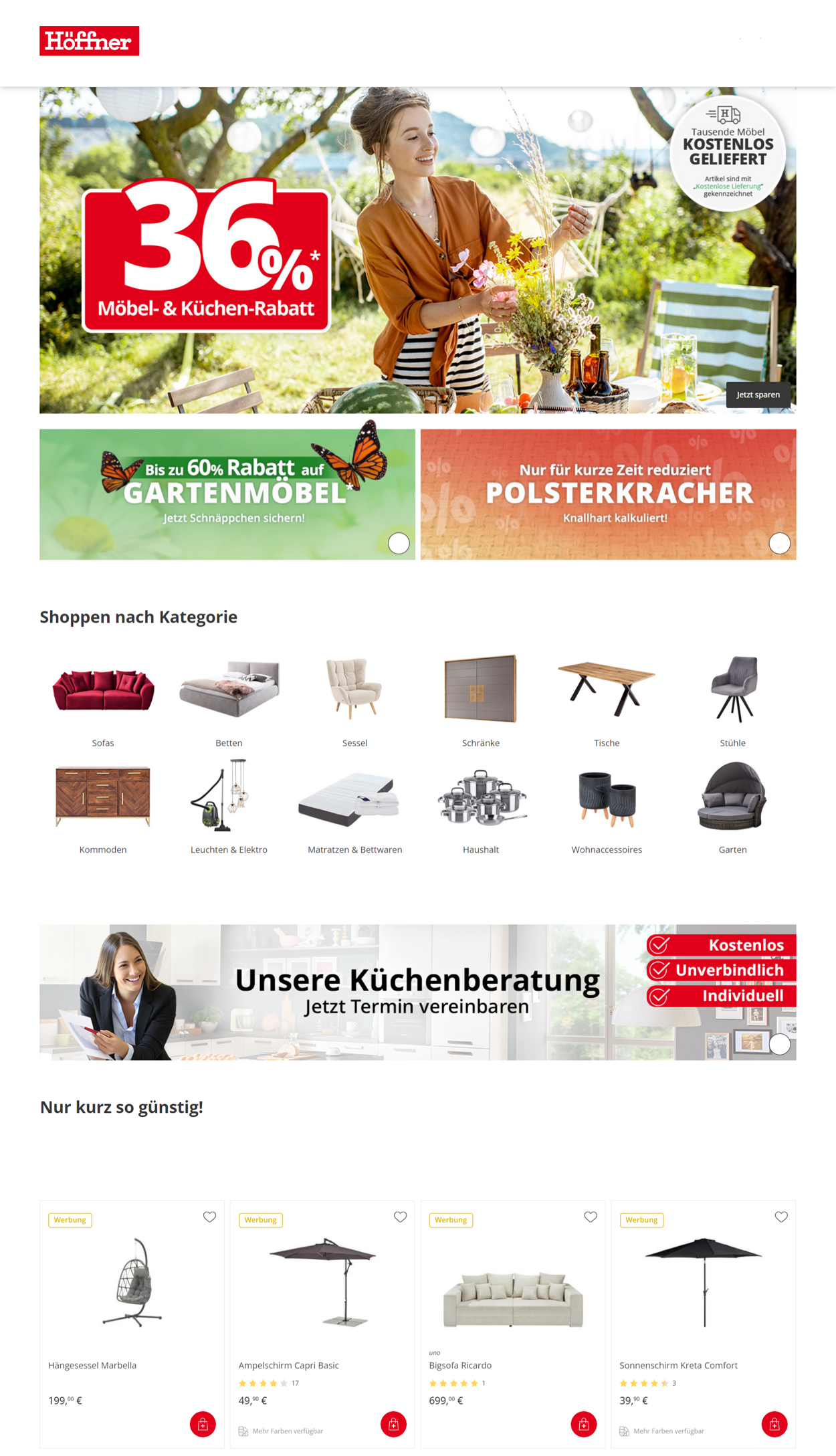 Prospekt Höffner 07.07.2025 - 16.07.2025
