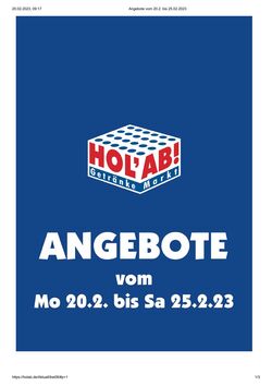 Prospekt HOL’AB! 20.02.2023 - 25.02.2023