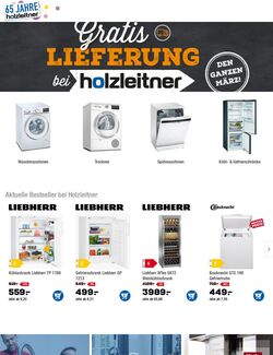 Prospekt Holzleitner Elektrogeräte 06.03.2023 - 12.03.2023