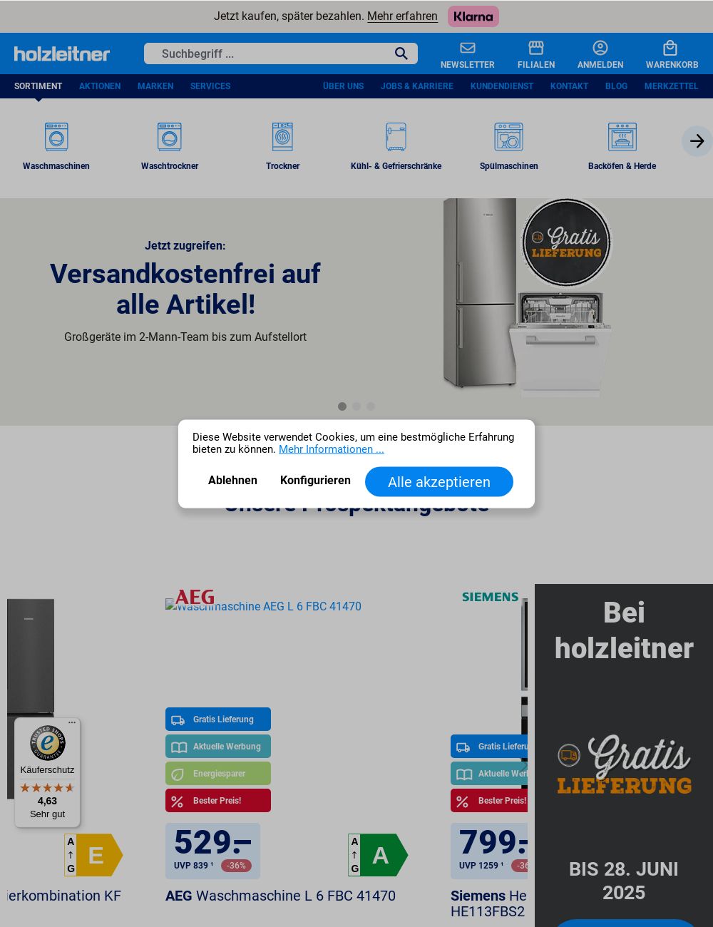 Prospekt Holzleitner Elektrogeräte 16.06.2025 - 22.06.2025