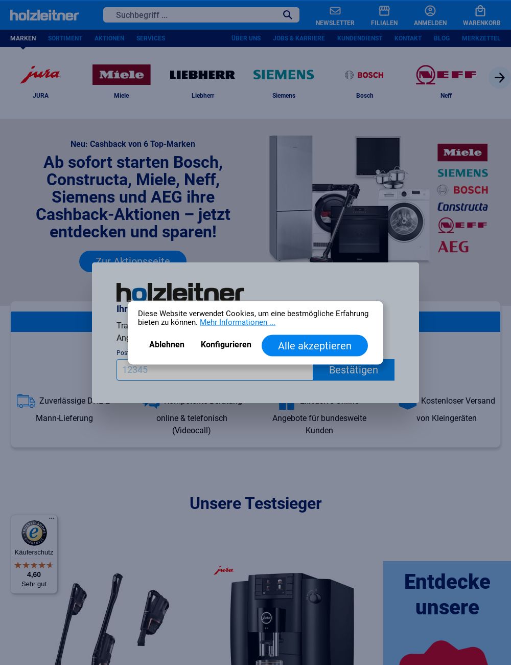 Prospekt Holzleitner Elektrogeräte 08.12.2025 - 14.12.2025