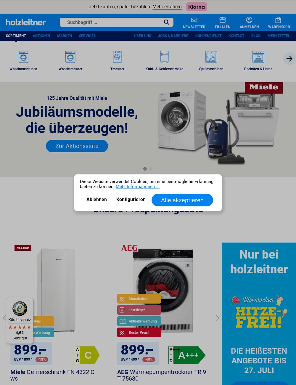Prospekt Holzleitner Elektrogeräte 30.06.2025 - 06.07.2025