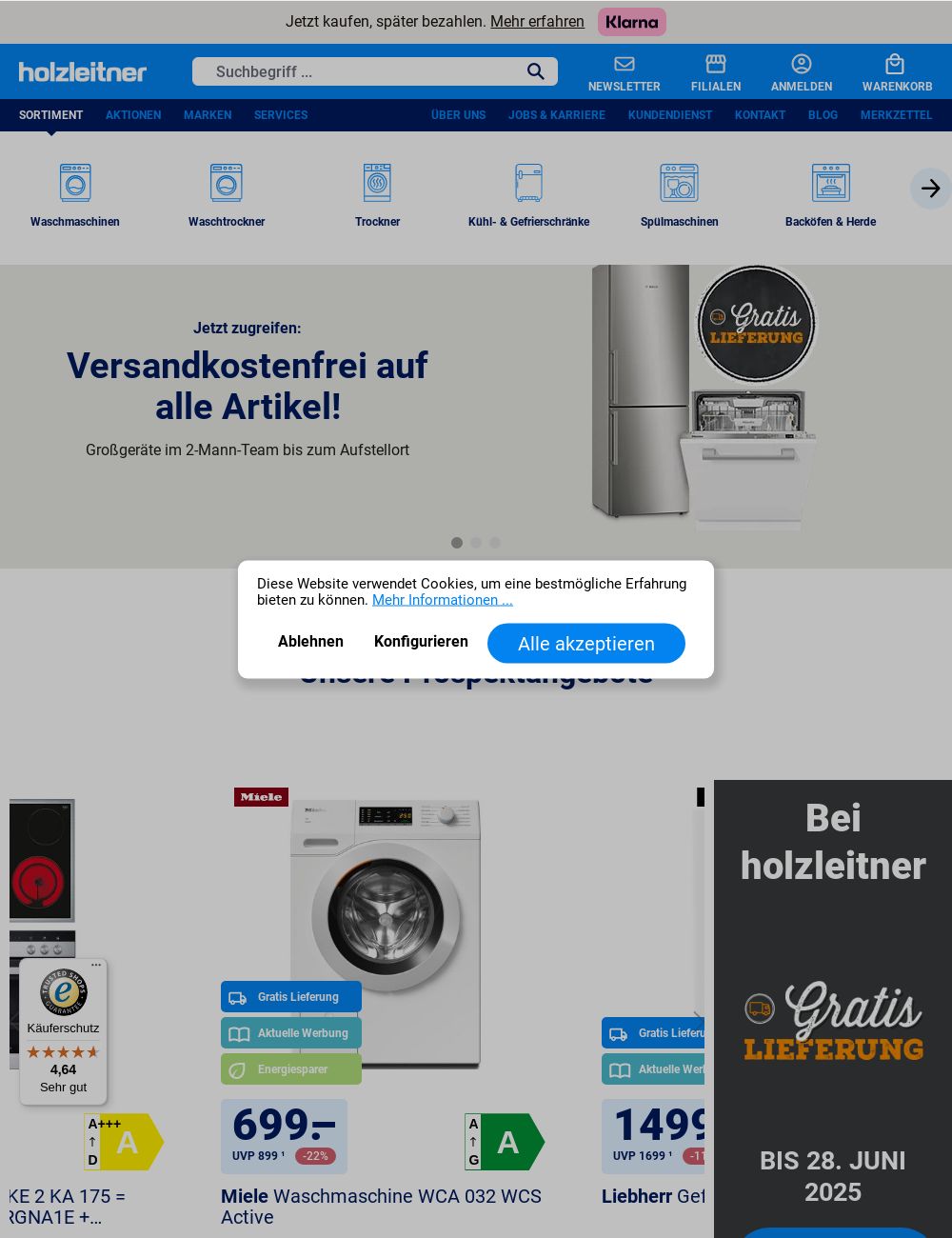 Prospekt Holzleitner Elektrogeräte 09.06.2025 - 15.06.2025