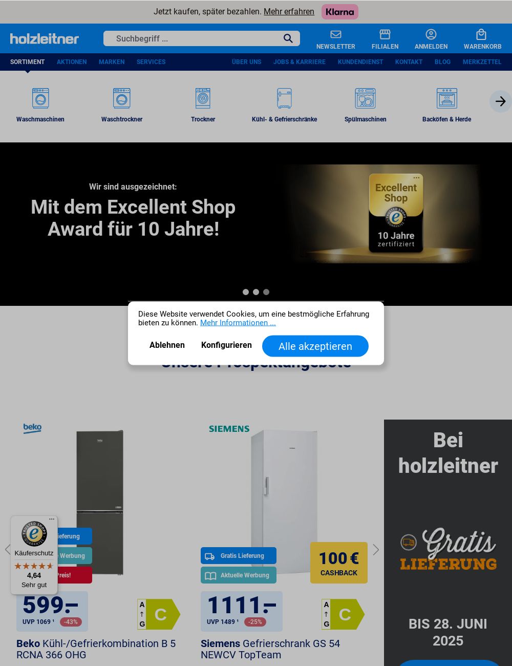 Prospekt Holzleitner Elektrogeräte 02.06.2025 - 08.06.2025