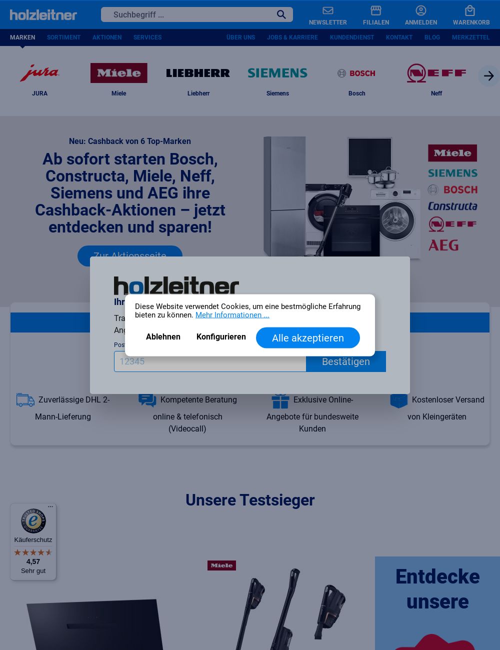 Prospekt Holzleitner Elektrogeräte 15.12.2025 - 21.12.2025