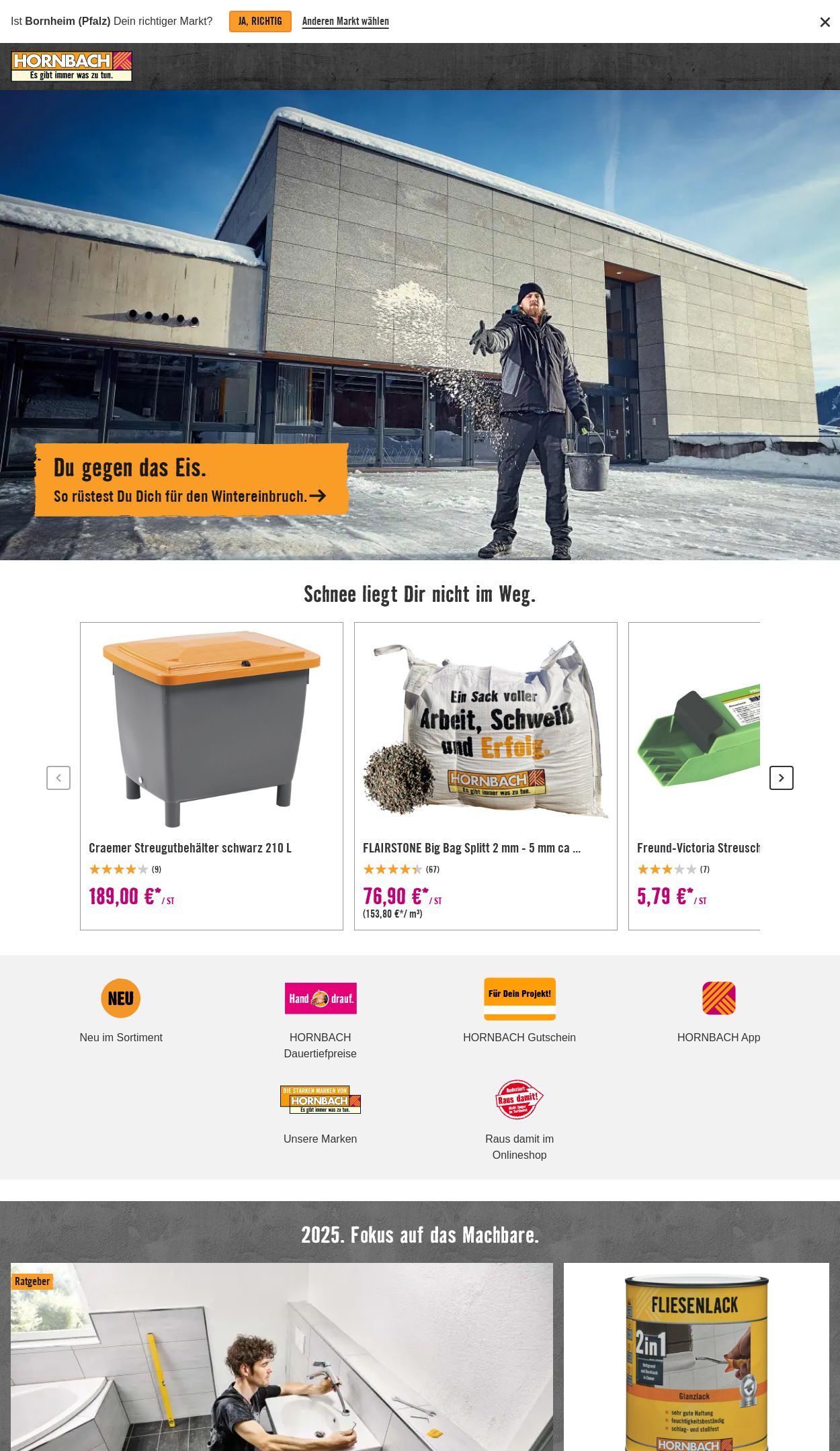 Prospekt Hornbach 30.12.2024 - 08.01.2025