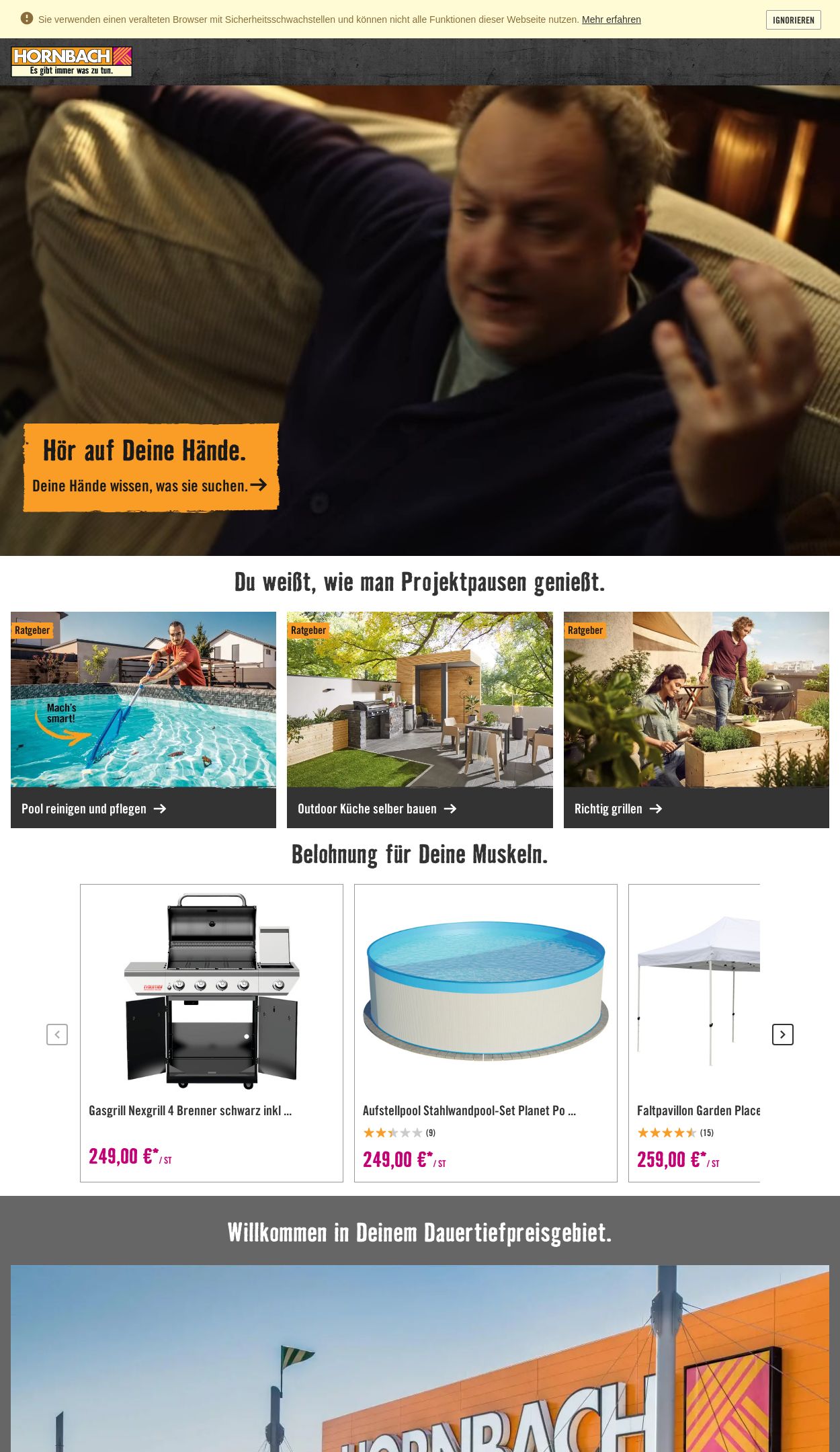 Prospekt Hornbach 12.08.2024 - 21.08.2024