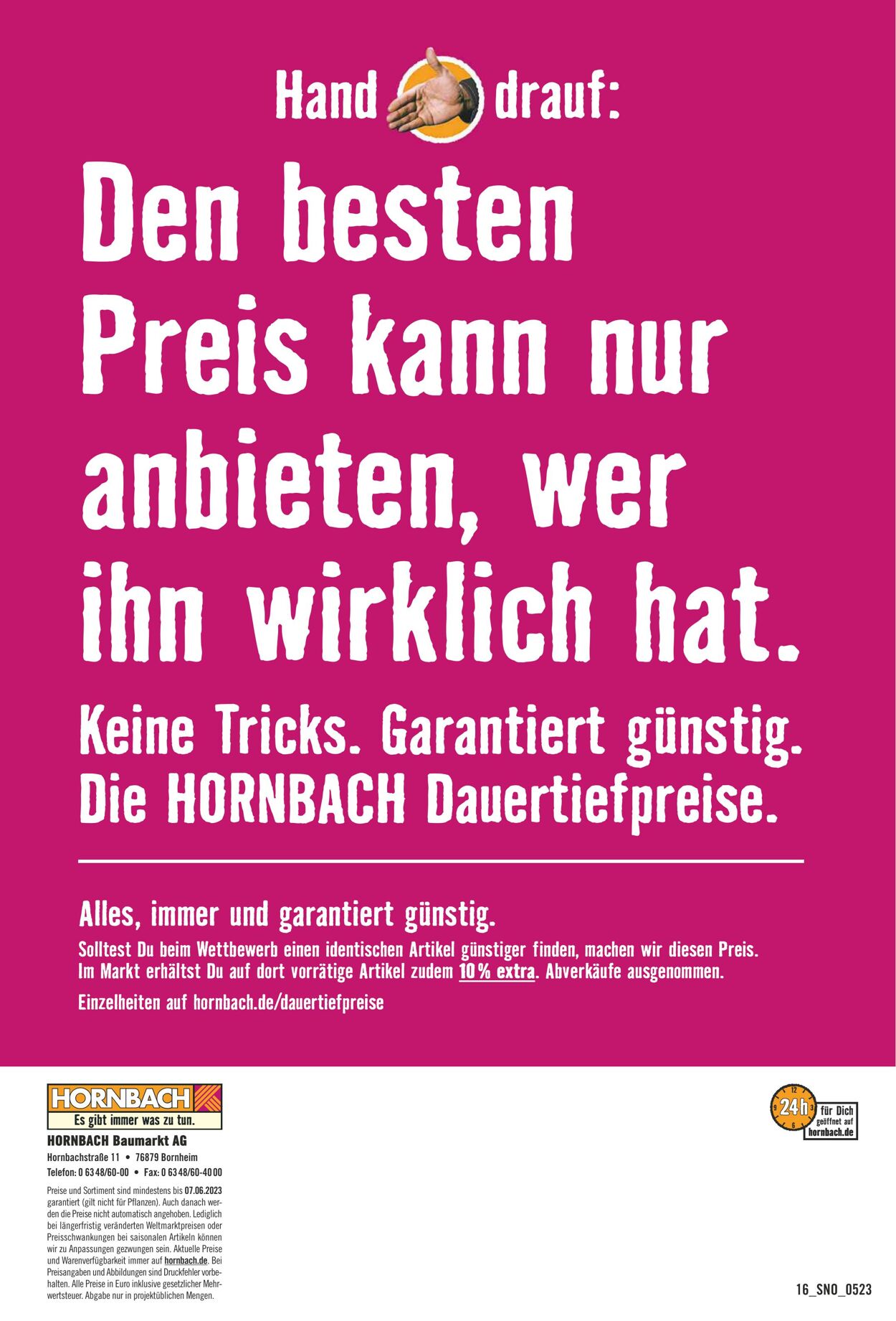 Prospekt Hornbach 01.05.2023 - 31.05.2023