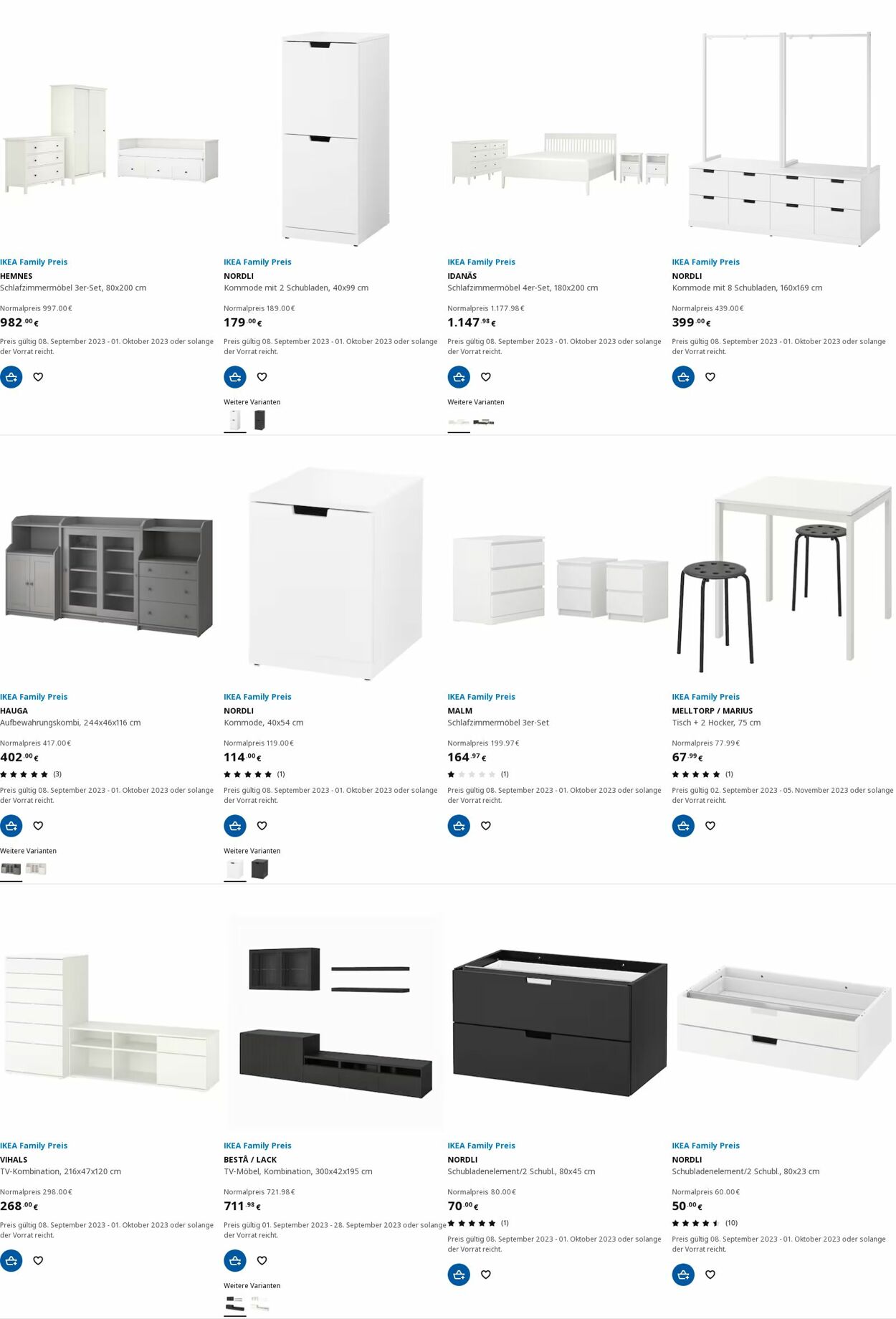 Prospekt IKEA 18.09.2023 - 27.09.2023