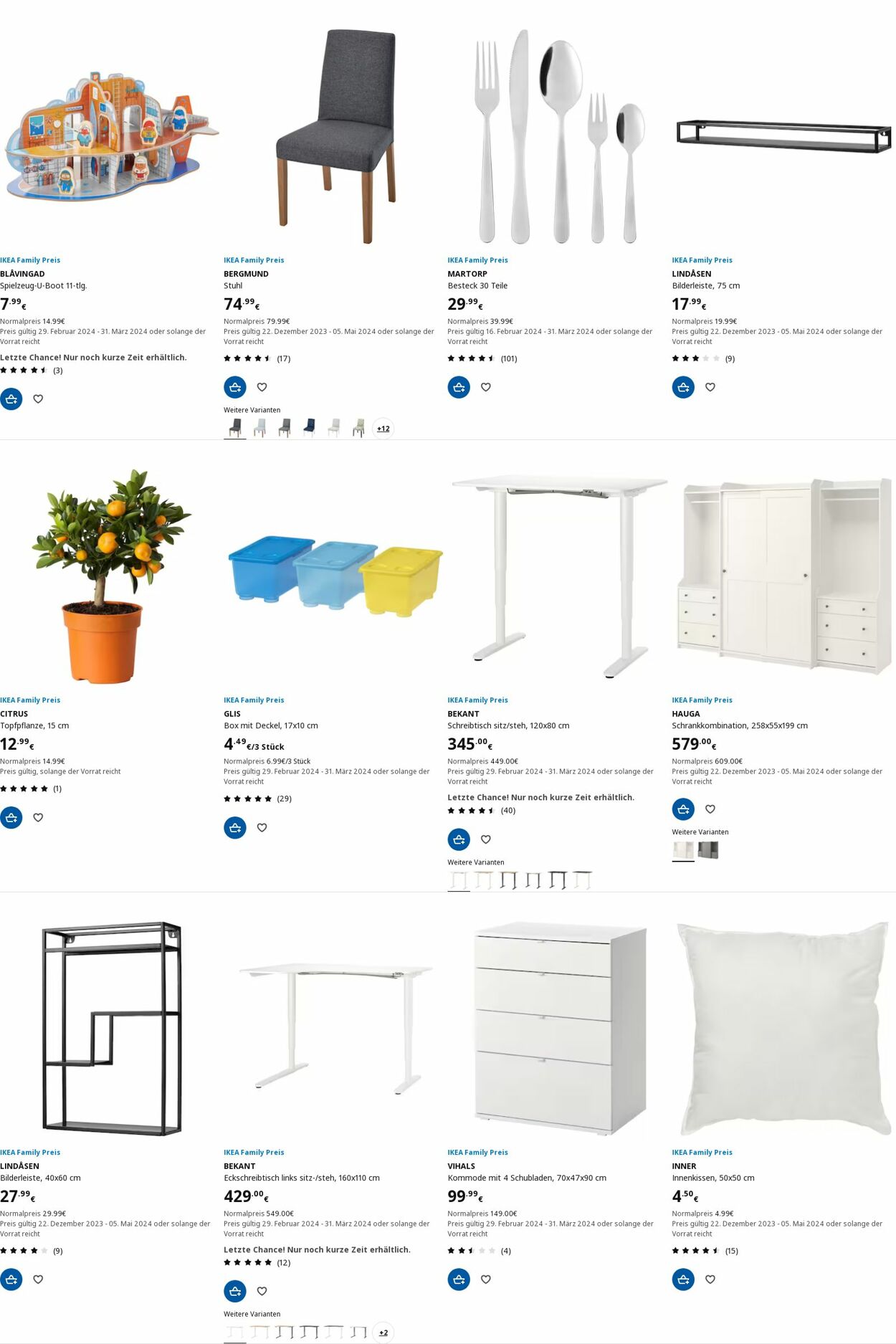Prospekt IKEA 25.03.2024 - 03.04.2024