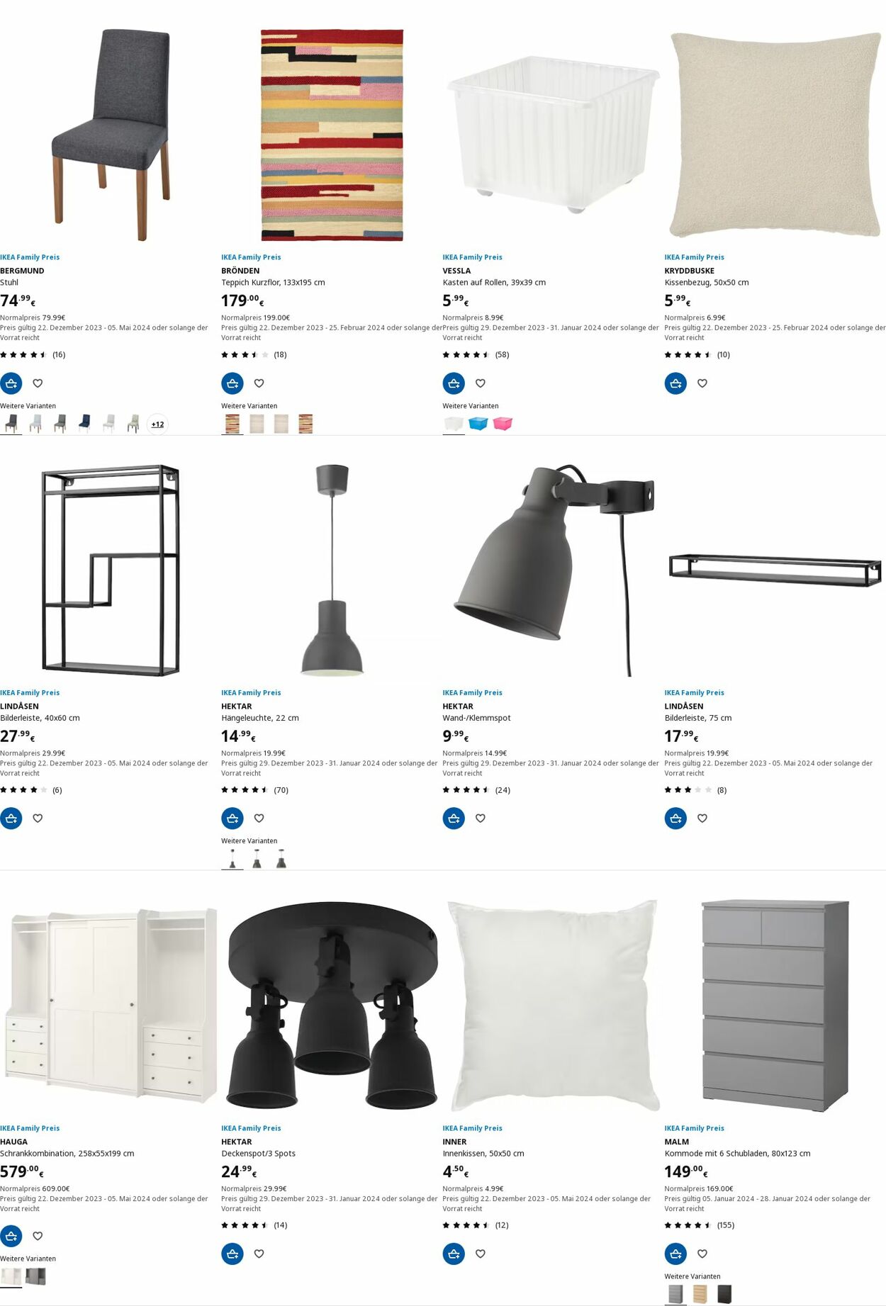 Prospekt IKEA 22.01.2024 - 31.01.2024