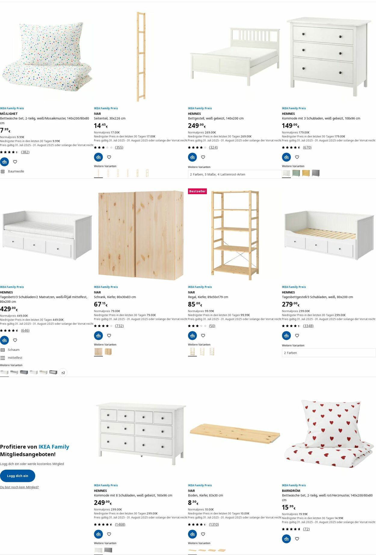 Prospekt IKEA 04.08.2025 - 13.08.2025