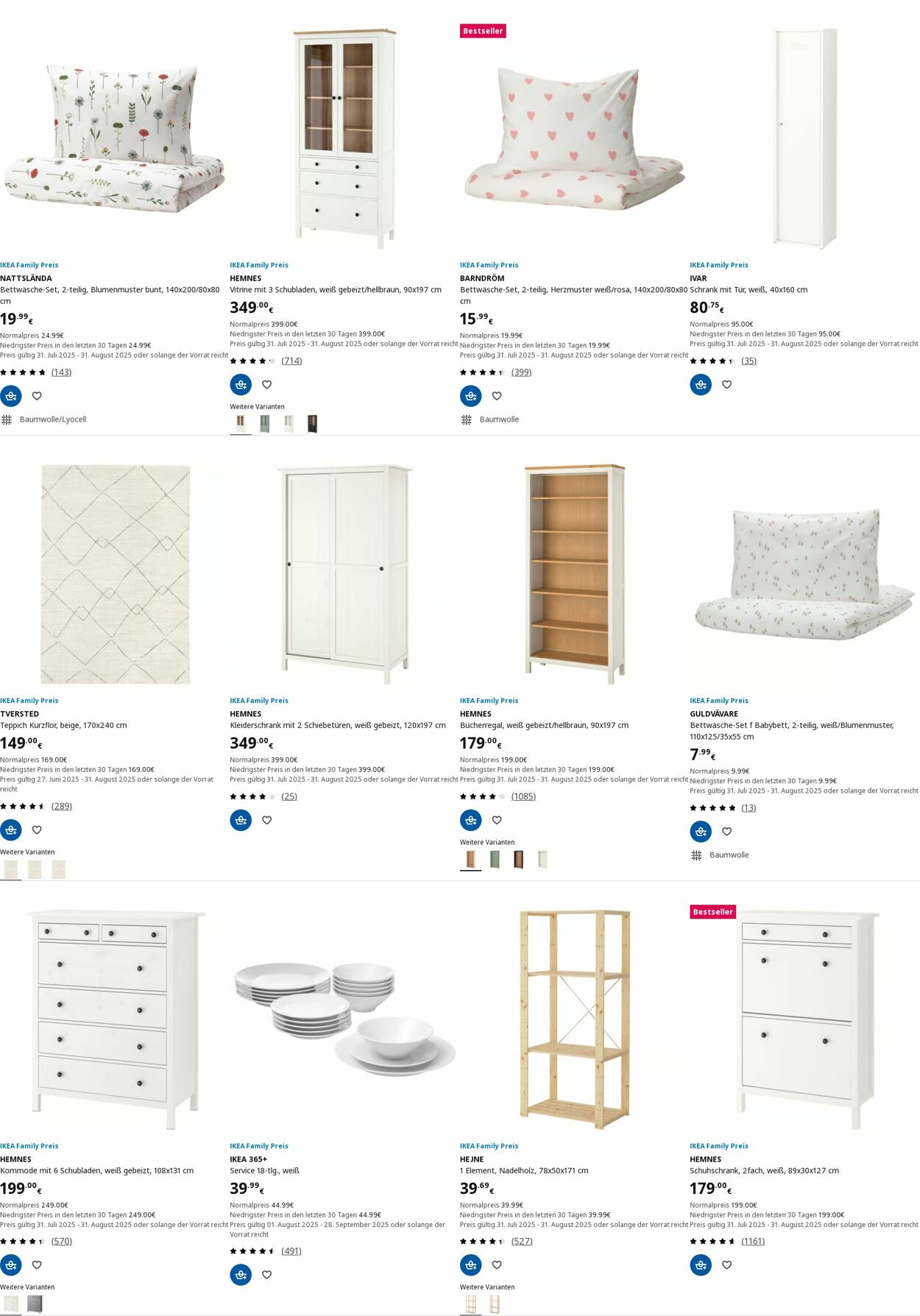 Prospekt IKEA 04.08.2025 - 13.08.2025